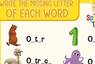 Fill in the Blanks Educational Game | Template main cover image