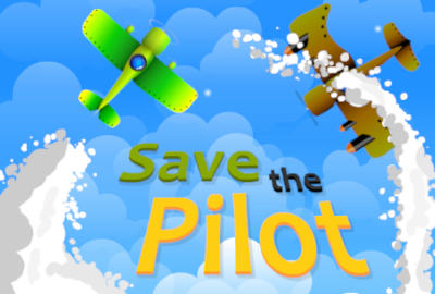Save The Pilot -  Airplane HTML5 Shooter Game main cover image