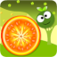 Ricocheting Orange Casual Game