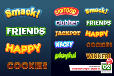 Illustrator Graphic Styles 02 main cover image