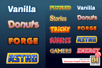 Illustrator Graphic Styles 04 main cover image
