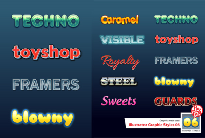 Illustrator Graphic Styles 06 main cover image