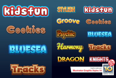 Illustrator Graphic Styles 10 main cover image