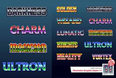 Illustrator Graphic Styles 11 main cover image